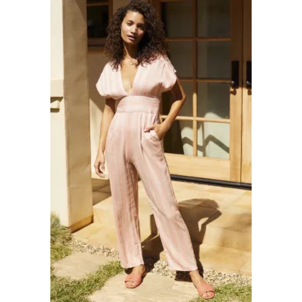 L Space Capistrano stripe Jumper jumpsuits 
Size medium - Picture 3 of 14